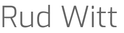 Rud Witt Logo